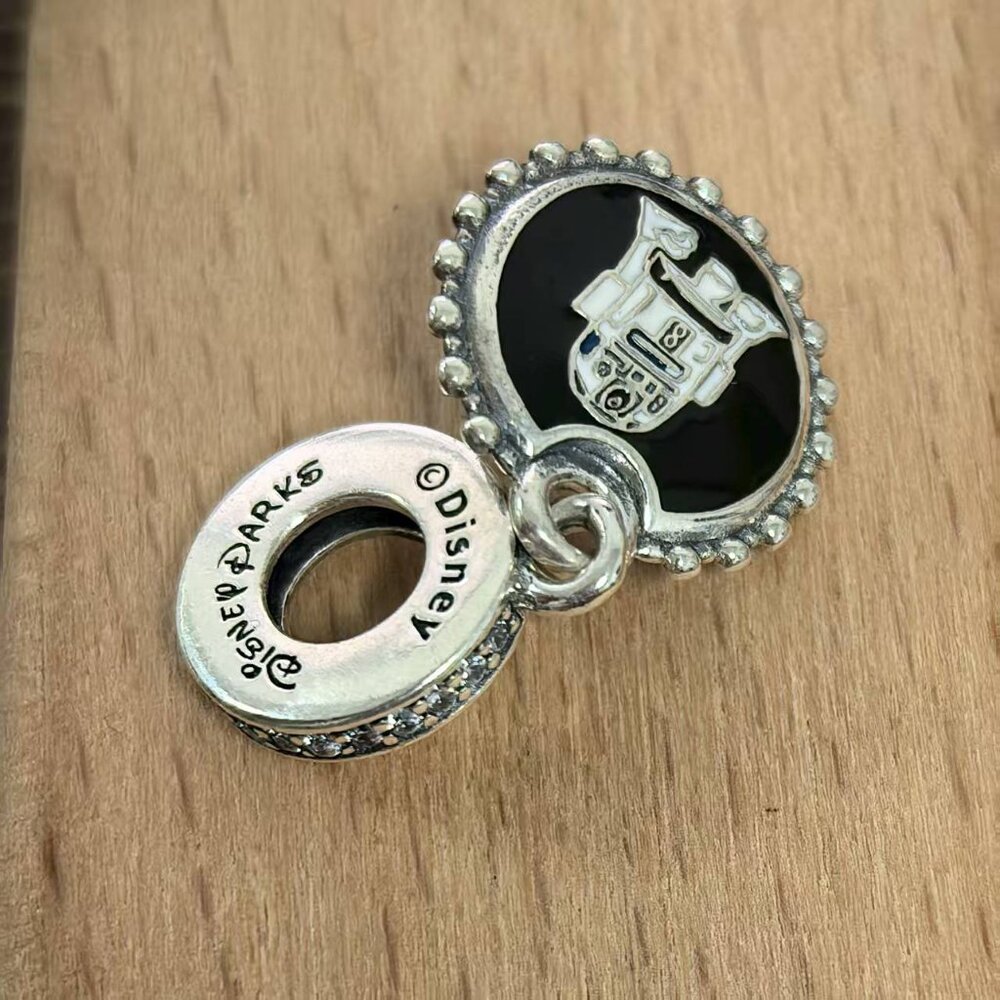 Pandora Disney Parks  2023 Exclusive Star Wars Droid Charm, S925 Silver Bracelet - Picture 4 of 4